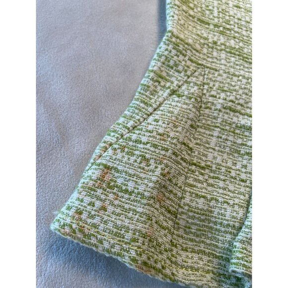 Vtg Alberto Makali Tweed Mermaid Pencil Skirt Ruffle Hem 2 Classic Y2K - Picture 11 of 11